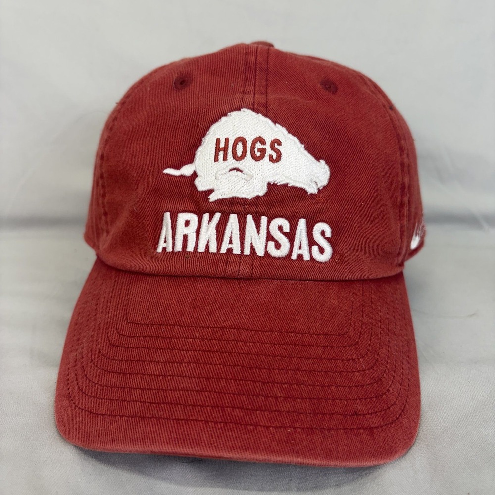 Nike Arkansas Razorbacks Hogs Hat Mens OSFM Red Heritage86 Adjustable Cap
